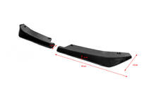 Estensioni universali Flap per paraurti posteriore Tipo-A (2 pz, nero lucido, plastica ABS) foto 5