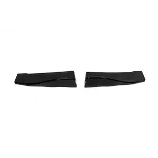 Flap universali per paraurti posteriore Tipo-C (2 pz, nero lucido, plastica ABS) foto 4