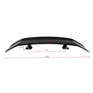 Spoiler universale Tipo-B (nero lucido, plastica ABS) foto 2
