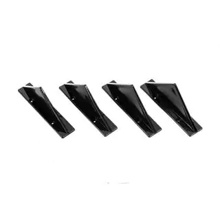 Diffusore Posteriore Universale Tipo-F (4pz, Nero Lucido, Plastica ABS) foto 1