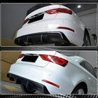 Audi A3 2012-2020 Diffusore paraurti posteriore V2 (per Base Sedan 2012-2016, Carbonio) foto 4