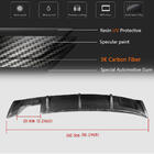 Audi A3 2012-2020 Diffusore paraurti posteriore V2 (per Base Sedan 2012-2016, Carbonio) foto 5