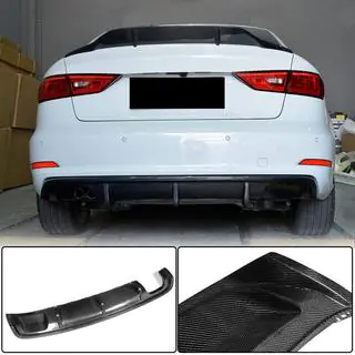 Diffusore paraurti posteriore V2 (per Base Sedan 2012-2016, Carbonio) Audi A3 2012-2020 foto 1