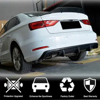 Diffusore paraurti posteriore V2 (per Base Sedan 2012-2016, Carbonio) Audi A3 2012-2020 foto 2