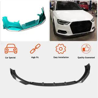 Labbro paraurti anteriore Lip V1 (per Base 2017-2020 Sedan, Carbonio) foto 2
