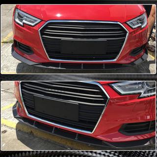 Labbro paraurti anteriore Lip V1 (per Base 2017-2020 Sedan, Carbonio) foto 4