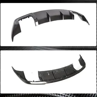 Diffusore paraurti posteriore (per Base Sedan 2017-2020, Carbonio) Audi A3 2012-2020 foto 4