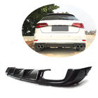 Audi A3 2012-2020 Diffusore Posteriore paraurti V2 (per S-Line HB 2017-2020, Carbonio) foto 1