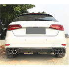 Audi A3 2012-2020 Diffusore Posteriore paraurti V2 (per S-Line HB 2017-2020, Carbonio) foto 3