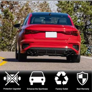 Diffusore posteriore V2 per S-Line Sedan 2020-2023 (Carbonio) Audi A3 2020- foto 2