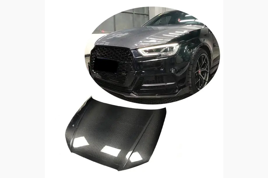 Audi A3 2012-2020 Cofano V2 (per Sedan 2012-2016, Carbonio) Image