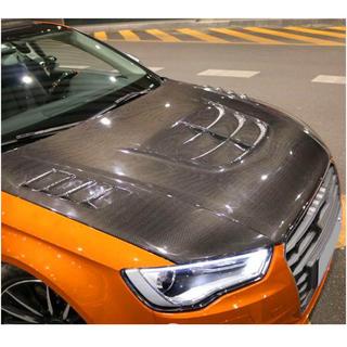 Cofano V1 (per Sedan 2012-2016, Fibra di Carbonio) foto 2
