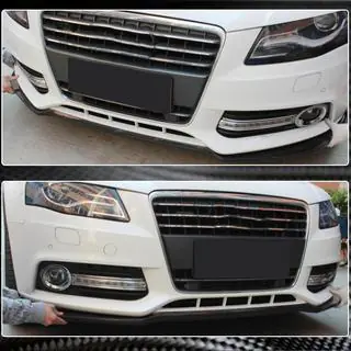 Lip paraurti anteriore (per Base 2007-2011, Carbonio) Audi A4 B8 2007-2015 foto 2