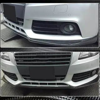 Lip paraurti anteriore (per Base 2007-2011, Carbonio) Audi A4 B8 2007-2015 foto 3
