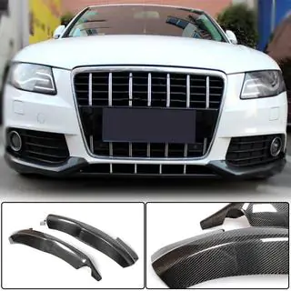 Estensioni Flap paraurti anteriore (per Base 2007-2011, Carbonio) Audi A4 B8 2007-2015 foto 1