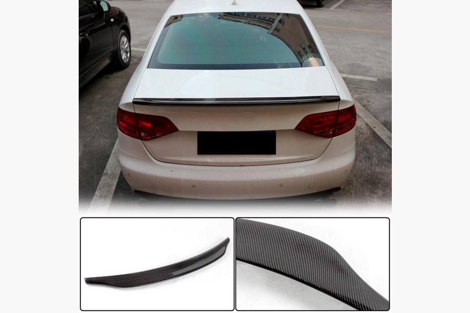 Audi A4 B8 2007-2015 Spoiler V1 (per Base 2007-2011, Carbonio) Image