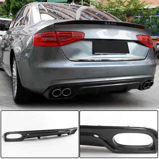 Diffusore Paraurti Posteriore (per Base 2011-2015, Carbonio) Audi A4 B8 2007-2015 foto 1