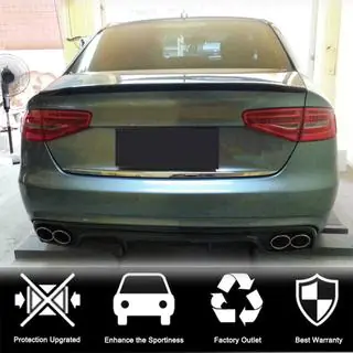 Diffusore Paraurti Posteriore (per Base 2011-2015, Carbonio) Audi A4 B8 2007-2015 foto 2