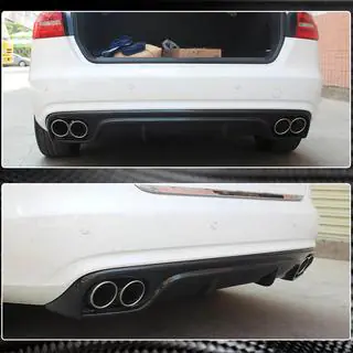 Diffusore Paraurti Posteriore (per Base 2011-2015, Carbonio) Audi A4 B8 2007-2015 foto 4