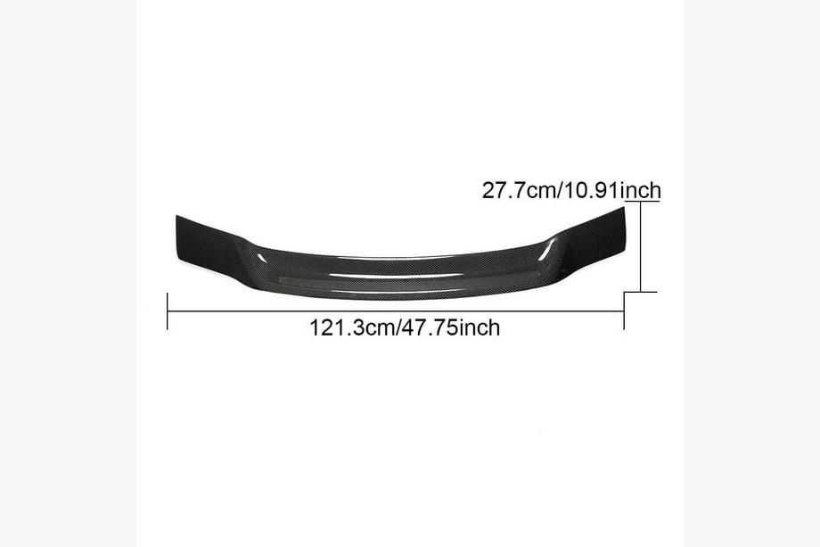 Audi A4 B8 2007-2015 Spoiler V4 (per Base 2011-2015, Carbonio) Foto 5