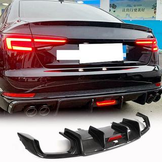 Diffusore paraurti posteriore (per Base Sedan 2015-2019, Carbonio) foto 1