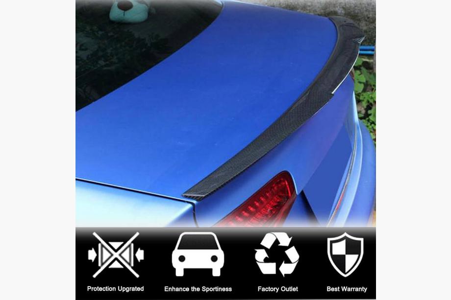 Audi A4 B8 2007-2015 Spoiler V1 (per Base 2011-2015, Carbonio) Foto 2