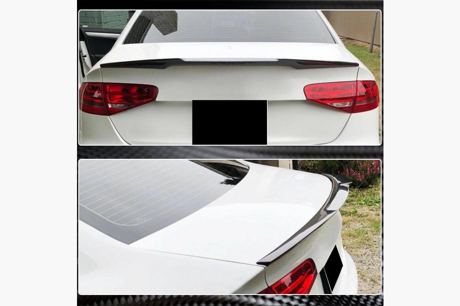 Audi A4 B8 2007-2015 Spoiler V1 (per Base 2011-2015, Carbonio) Foto 4