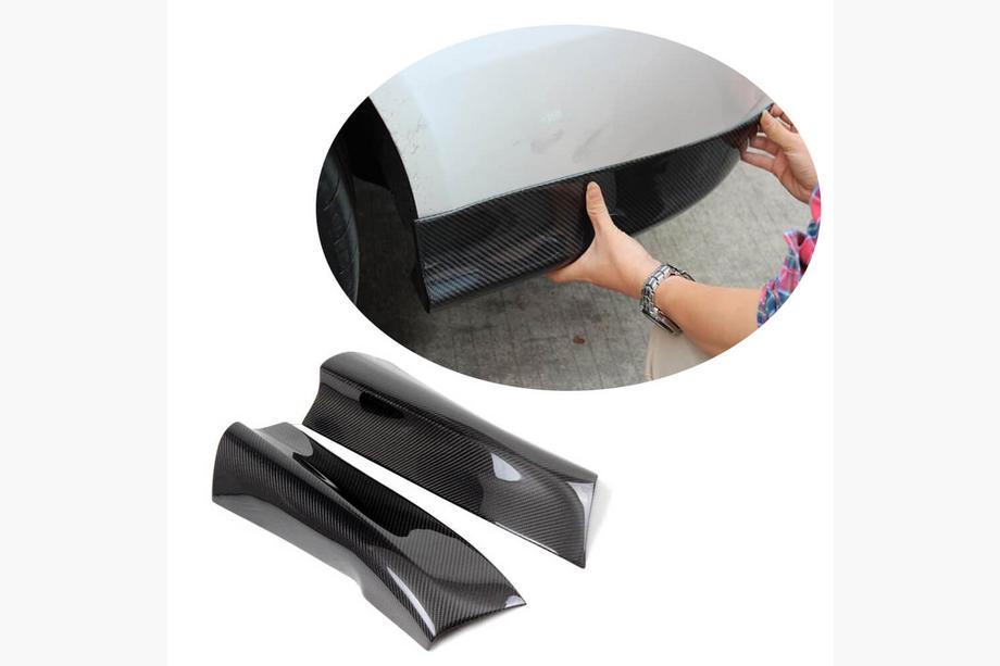 Audi A4 B8 2007-2015 Copertura paraurti posteriore Flap (per Base 2011-2015, Carbonio) Image