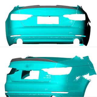 Spoiler V4 (per Sedan, carbonio) foto 2