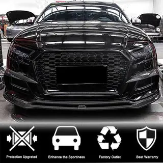 Cornici fendinebbia V2 (per S-Line Sedan 2015-2019, Carbonio) foto 2