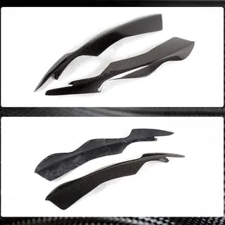 Palpebre fari (2011-2015, Carbonio) Audi A4 B8 2007-2015 foto 3