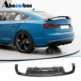 Diffusore Posteriore Paraurti V3 (per S-Line 2016-2020, Carbonio) Audi A5 2016-2025 foto 2