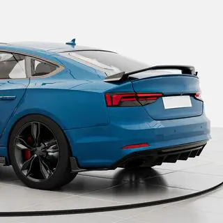 Diffusore Posteriore Paraurti V3 (per S-Line 2016-2020, Carbonio) Audi A5 2016-2025 foto 4