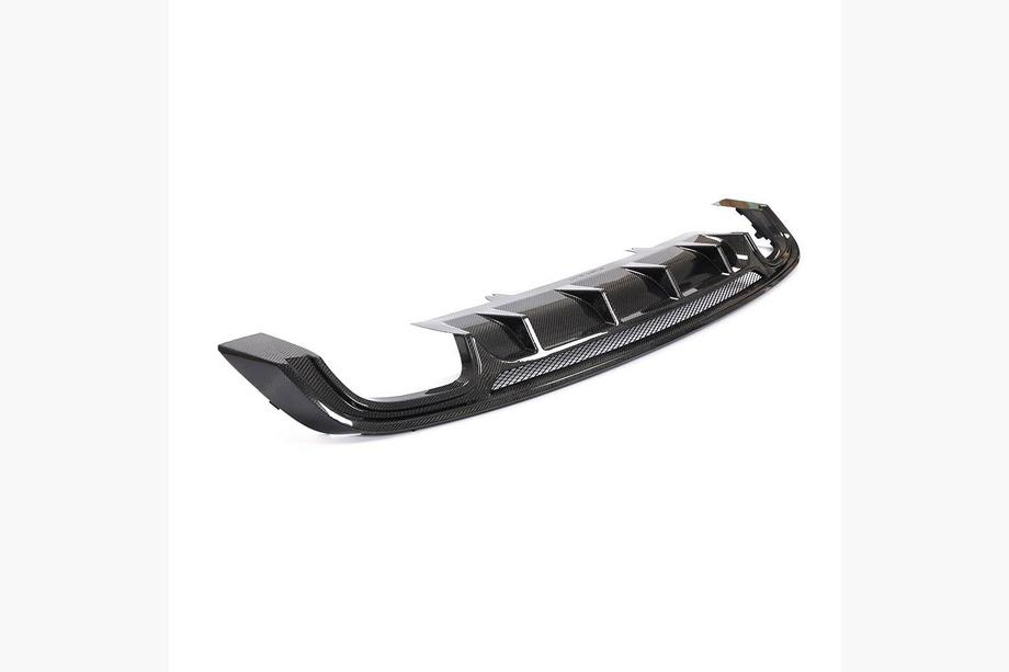 Audi A5 2016-2025 Diffusore Posteriore Paraurti V3 (per S-Line 2016-2020, Carbonio) Foto 6
