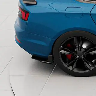 Estensioni paraurti posteriore Flap (per S-Line 2016-2020, Carbonio) Audi A5 2016-2025 foto 2