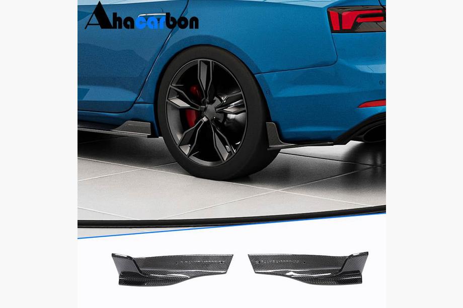 Audi A5 2016-2025 Estensioni paraurti posteriore Flap (per S-Line 2016-2020, Carbonio) Image