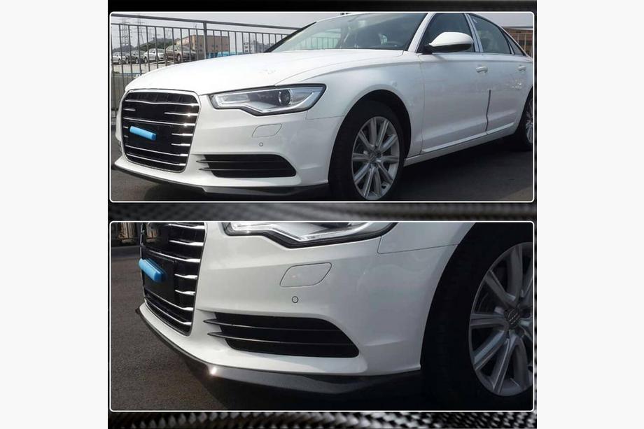 Audi A6 C7 2011-2017 Labbro Paraurti Anteriore Carbonio (per Base 2012-2015) Foto 3