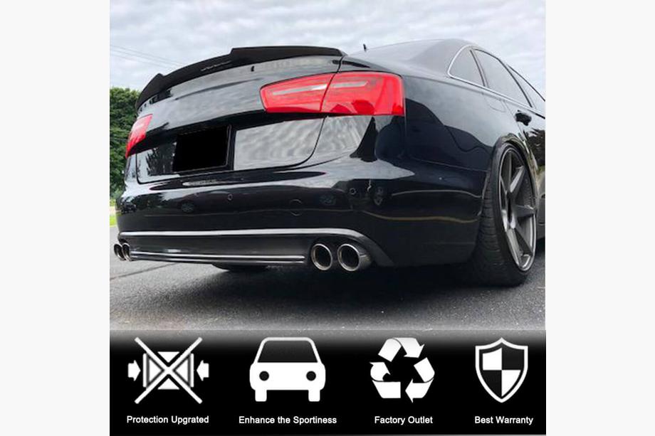 Audi A6 C7 2011-2017 Diffusore Paraurti Posteriore Carbonio (per Base 2011-2014) Foto 2
