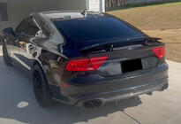 Audi A7 2010-2018 Diffusore Posteriore paraurti V2 (per S-Line, 2010-2014, Carbonio) foto 3