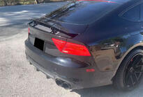 Audi A7 2010-2018 Diffusore Posteriore paraurti V2 (per S-Line, 2010-2014, Carbonio) foto 5