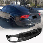 Audi A7 2010-2018 Diffusore Paraurti Posteriore V1 (per S-Line, 2010-2014, Plastica) foto 1