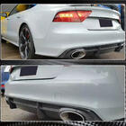Audi A7 2010-2018 Diffusore Posteriore paraurti V3 (per S-Line, 2010-2014, Carbonio) foto 4
