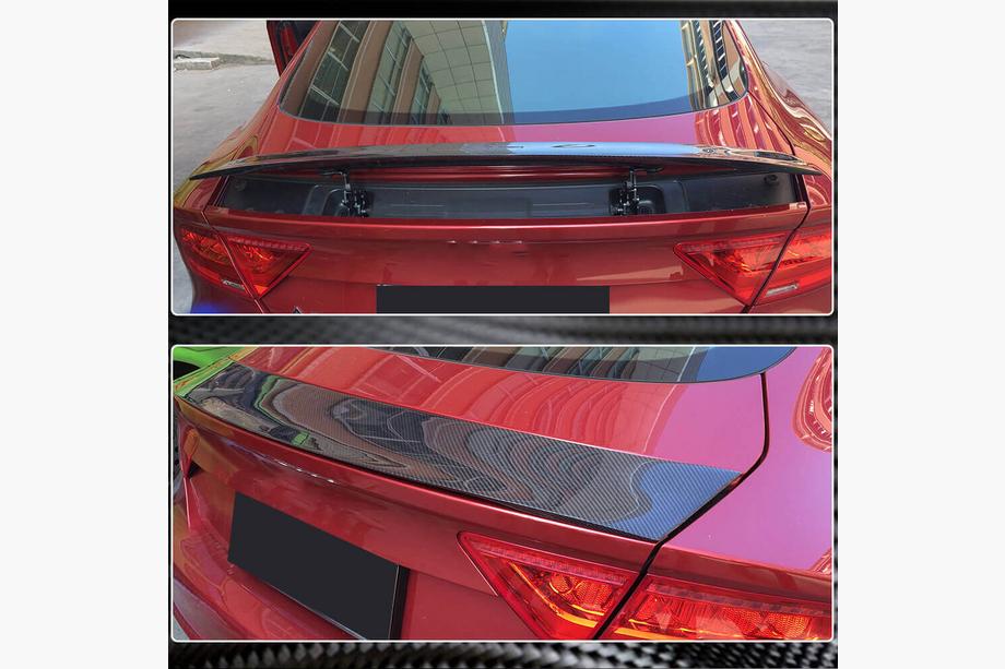 Audi A7 2010-2018 Spoiler V2 (Carbonio) Foto 3