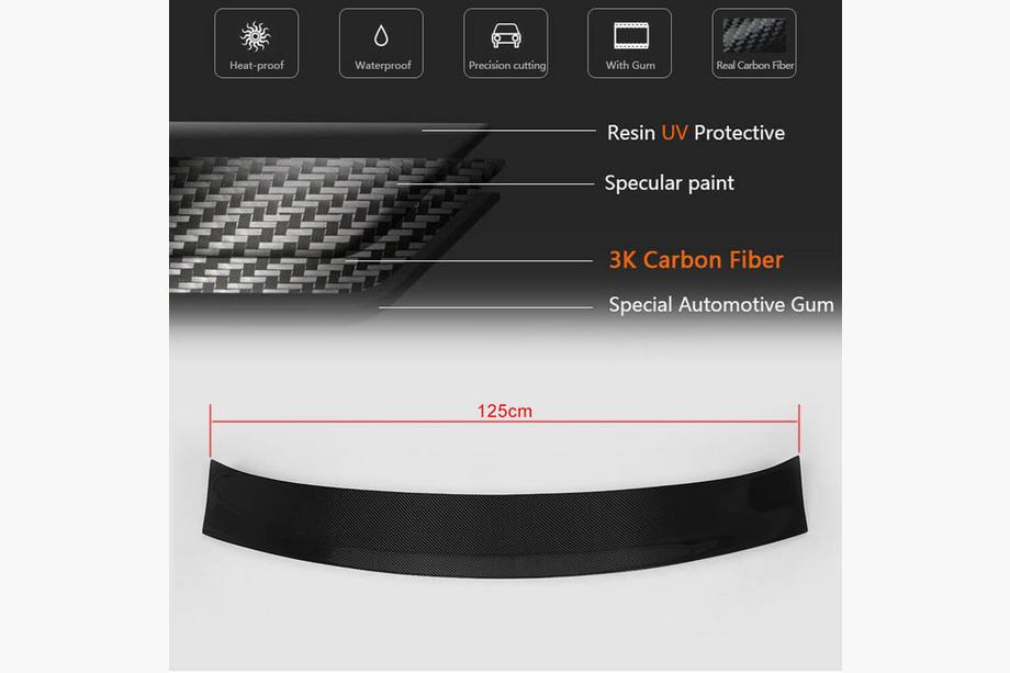 Audi A7 2010-2018 Spoiler V2 (Carbonio) Foto 5