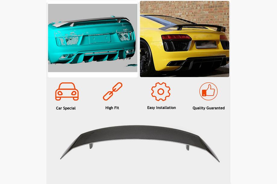 Audi R8 2015- Spoiler V2 (Carbonio) Foto 2