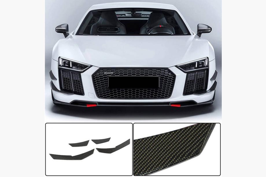 Audi R8 2015- Estensioni paraurti anteriore V3 (2015-2020, Carbonio) Foto 1