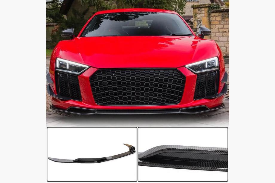 Audi R8 2015- Labbro Anteriore Lip V3 (2015-2020, Carbonio) Image