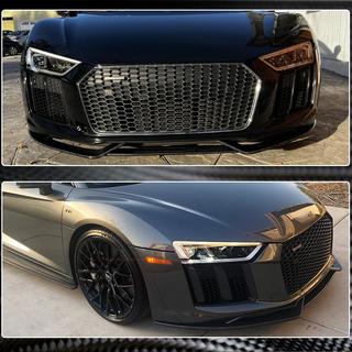 Labbro anteriore Lip V1 per paraurti anteriore (2015-2020, Carbonio) foto 4