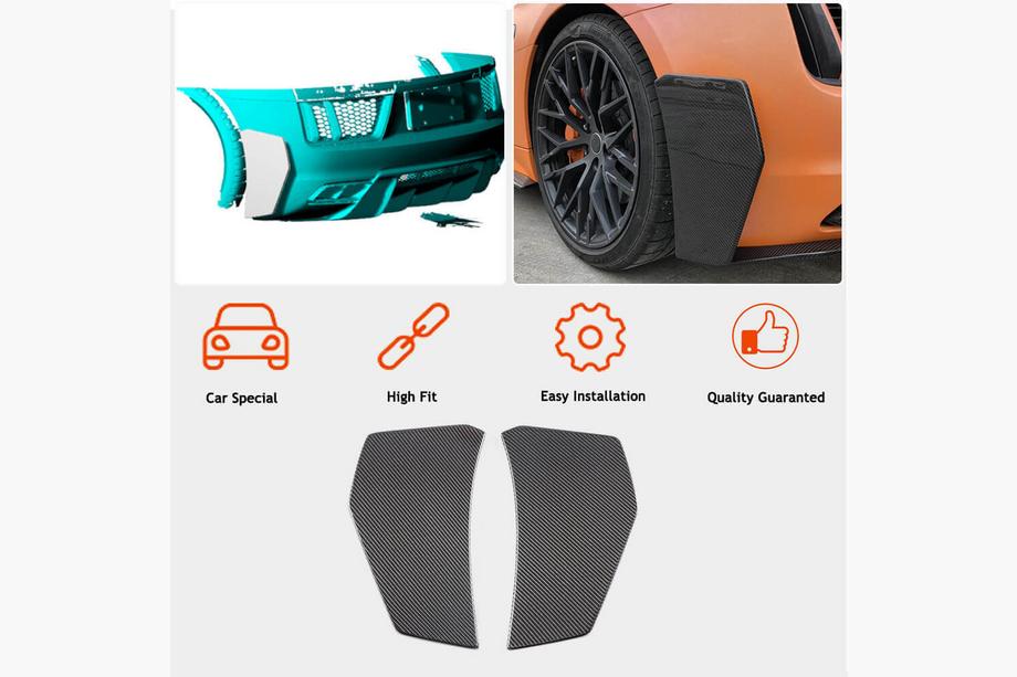 Audi R8 2015- Splitter paraurti posteriore V1 (2015-2020, Carbonio) Foto 2