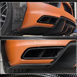 Splitter paraurti posteriore V2 (2015-2020, Carbonio) foto 4